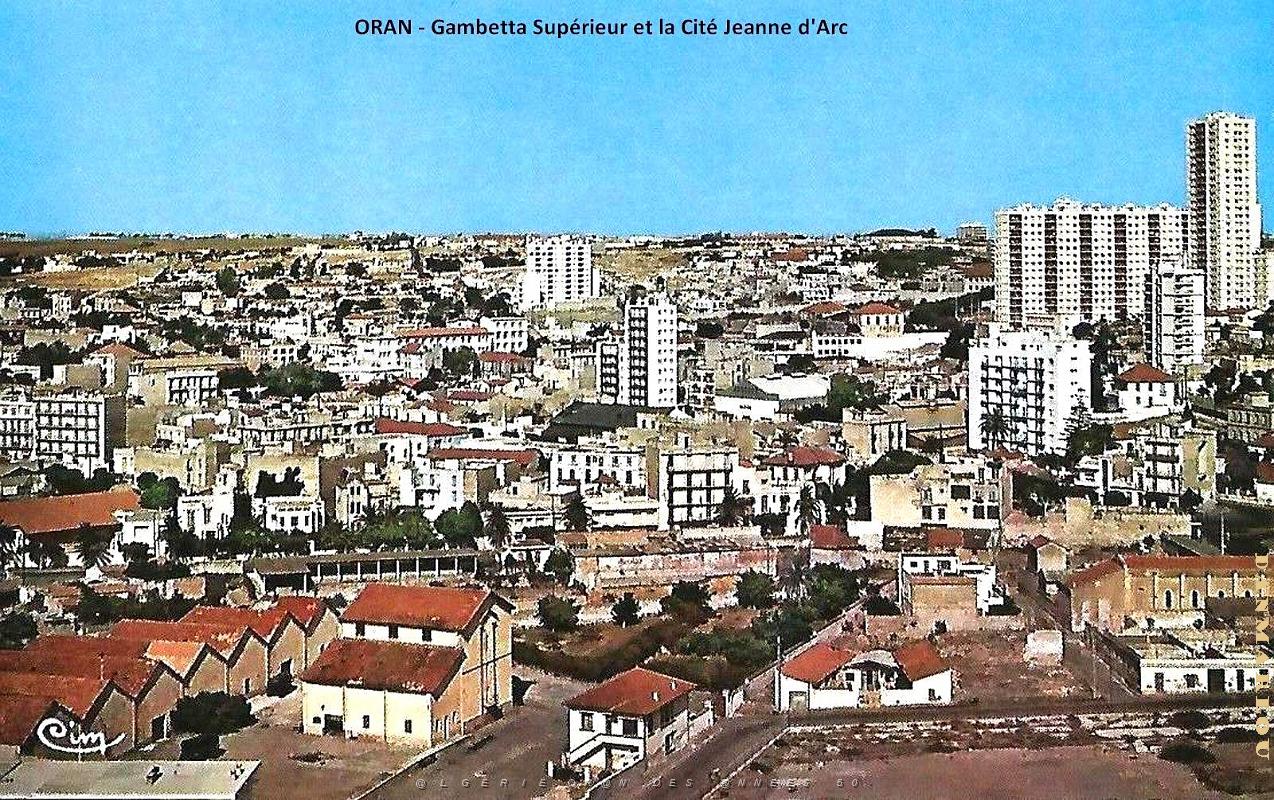 Oran - Gambetta superieur et Cite Jeanne d'Arc.jpg